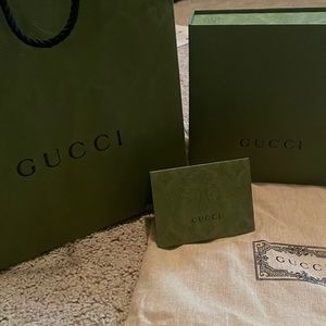GUCCI bag boxes dust bags